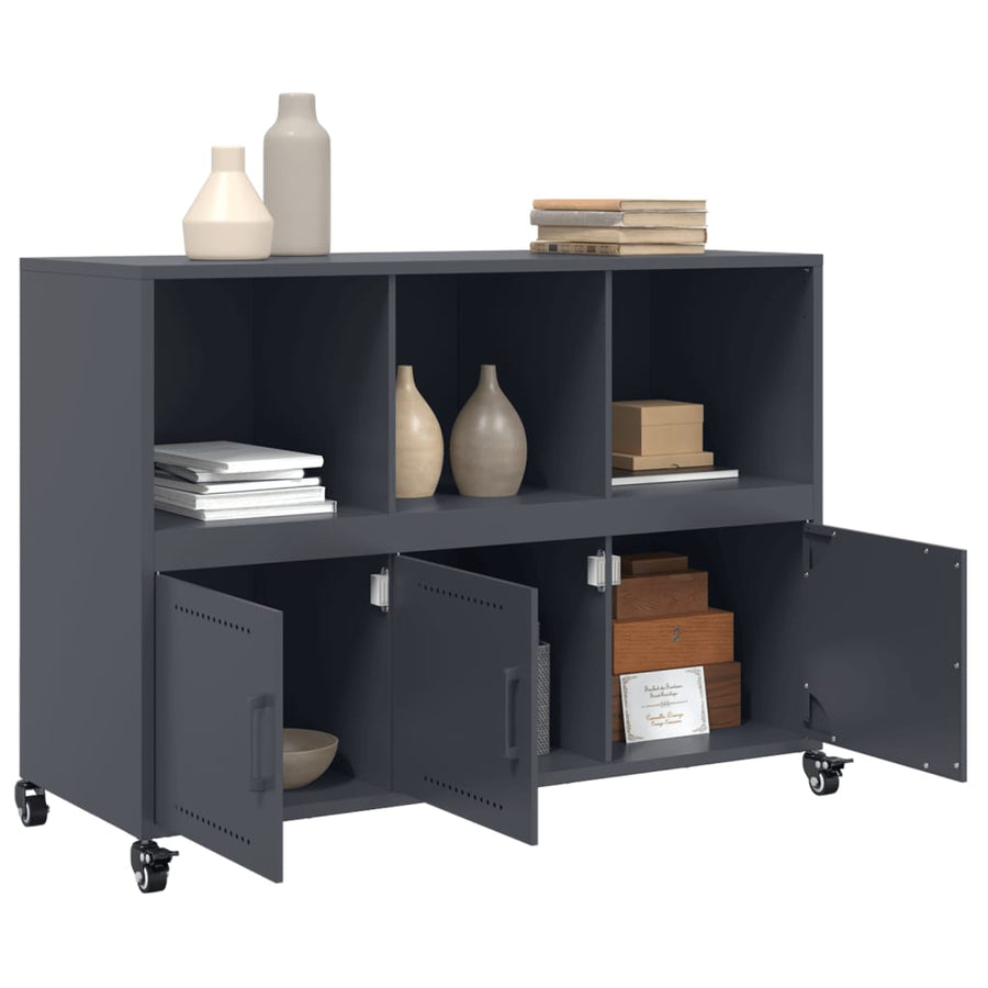 Sideboard Anthracite 100.5x39x72 cm Steel