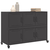Sideboard Black 100.5x39x72 cm Steel