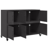 Sideboard Black 100.5x39x72 cm Steel