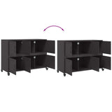 Sideboard Black 100.5x39x72 cm Steel