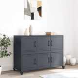 Sideboard Anthracite 100.5x39x72 cm Steel - Side View