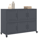 Sideboard Anthracite 100.5x39x72 cm Steel - Top-Down View