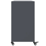 Sideboard Anthracite 100.5x39x72 cm Steel - Close-Up Angle