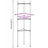 Tomato Cage 2 pcs 116 cm Steel and PP
