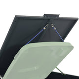 Wheelie Bin Storage for Single Bin Anthracite 69x79x117 cm Steel - Low Angle