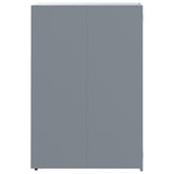 Wheelie Bin Storage for Single Bin Grey 69x79x117 cm Steel