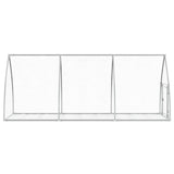 Rabbit Hutch Silver 300x105x120 cm Galvanised Steel