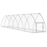 Rabbit Hutch Silver 600x105x120 cm Galvanised Steel
