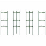 Tomato Cages 4 pcs 116 cm Steel and PP - Front View