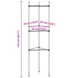 Tomato Cages 4 pcs 116 cm Steel and PP - Extra Image