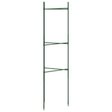 Tomato Cages 6 pcs 116 cm Steel and PP - Top-Down View