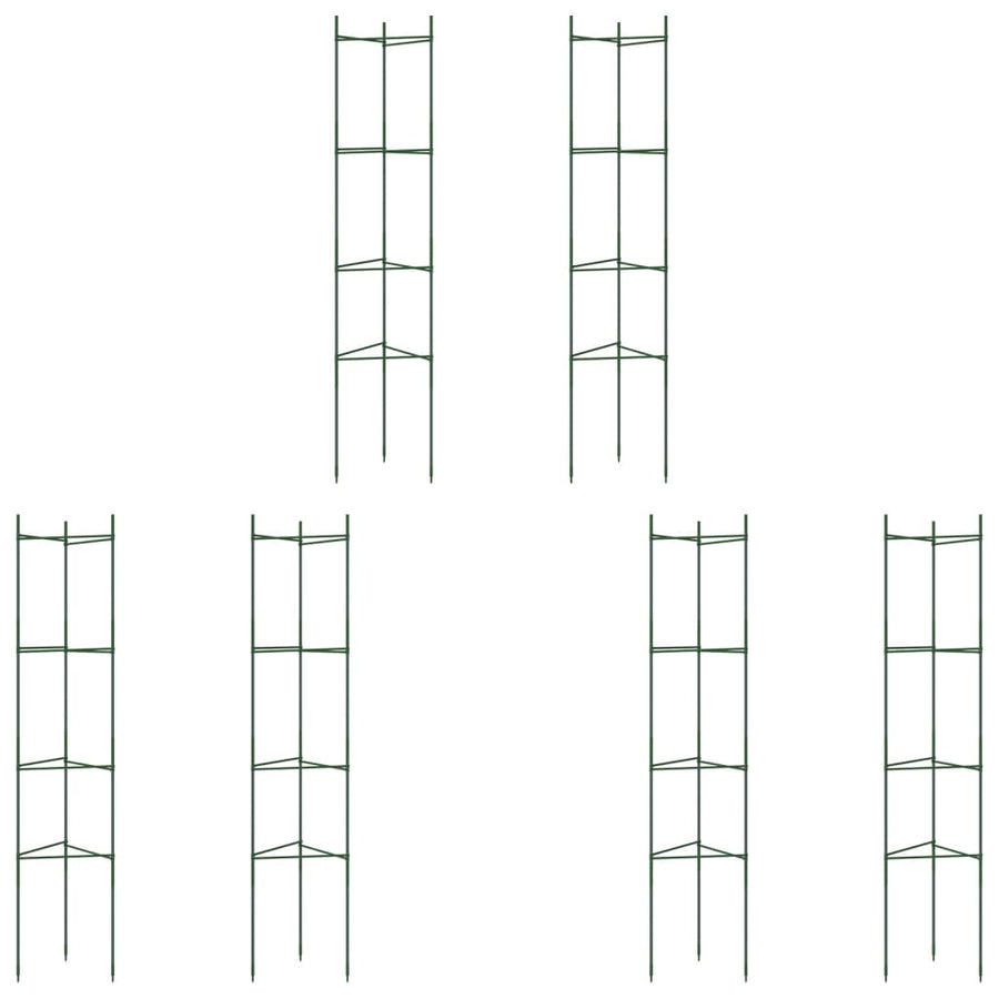 Tomato Cages 6 pcs 154 cm Steel and PP