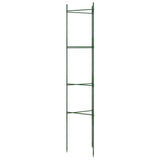 Tomato Cages 6 pcs 154 cm Steel and PP - Rear View
