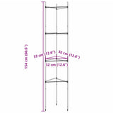 Tomato Cages 6 pcs 154 cm Steel and PP