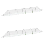 Netting Tunnels 2 pcs 1.5x5 m Fibreglass and PP