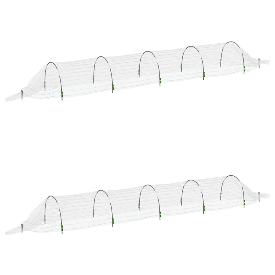 Netting Tunnels 2 pcs 1.5x5 m Fibreglass and PP
