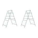 Garden Trellises for Climbing Plants 2 pcs A-Frame Steel