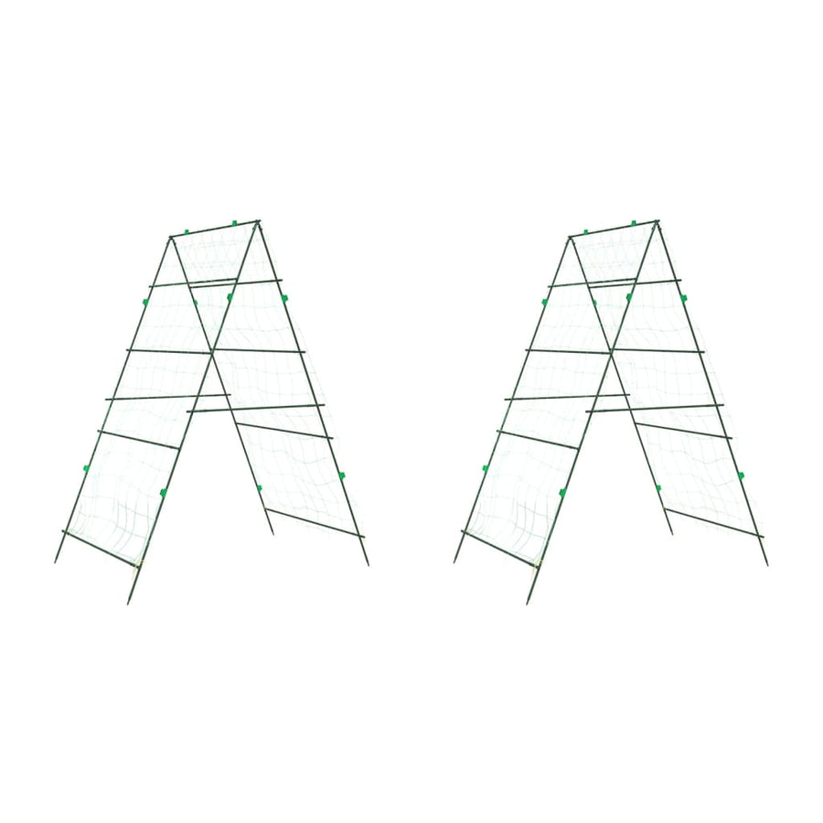 Garden Trellises for Climbing Plants 2 pcs A-Frame Steel