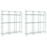 Garden Trellises for Climbing Plants 2 pcs U-Shape Steel
