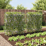 Garden Trellises for Climbing Plants 2 pcs U-Shape Steel - Side View