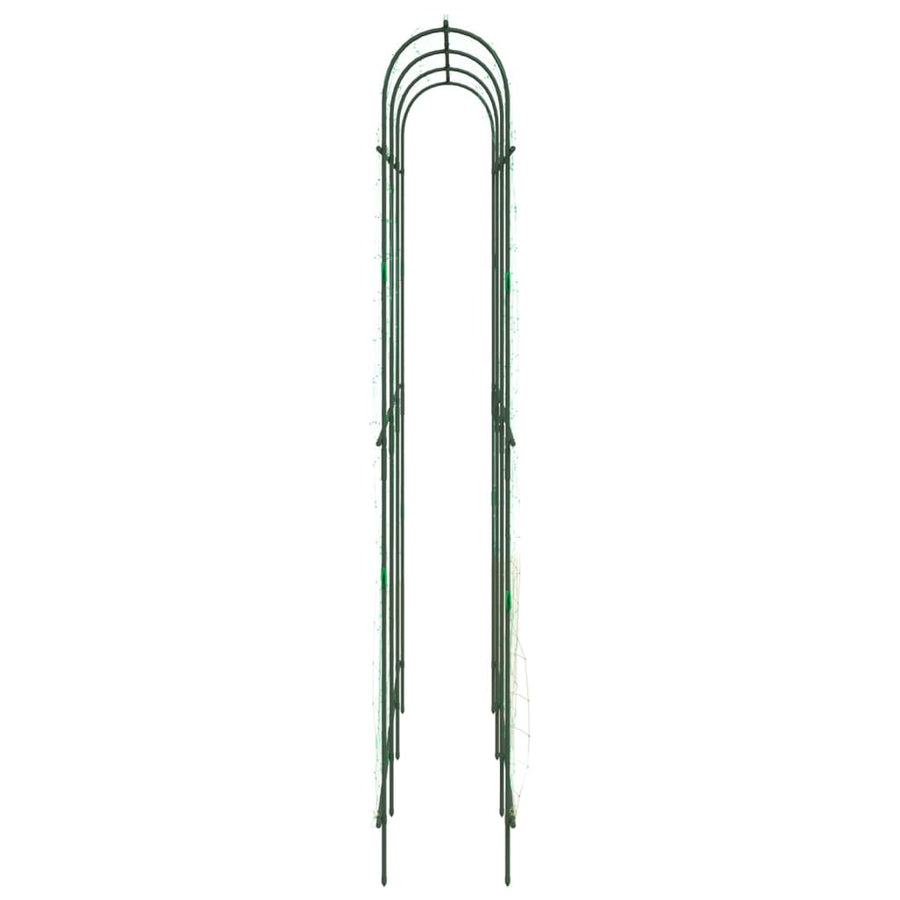 Garden Trellises for Climbing Plants 2 pcs U-Shape Steel