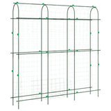 Garden Trellises for Climbing Plants 2 pcs U-Shape Steel - Close-Up Angle