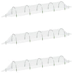 Netting Tunnels 3 pcs 1.5x5 m Fibreglass and PP