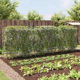 Garden Trellises for Climbing Plants 3 pcs U-Shape Steel - Side View