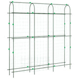 Garden Trellises for Climbing Plants 3 pcs U-Shape Steel - Top-Down View