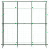 Garden Trellises for Climbing Plants 3 pcs U-Shape Steel - 45-Degree Angle