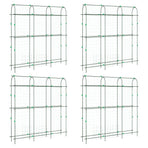 Garden Trellises for Climbing Plants 4 pcs U-Shape Steel
