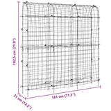 Garden Trellises for Climbing Plants 4 pcs U-Shape Steel - Extra Image