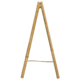 Double Towel Ladder with 4 Rungs 90x50x100 cm Bamboo