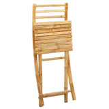 Folding Garden Chairs 2 pcs 43x54x88 cm Bamboo - Low Angle