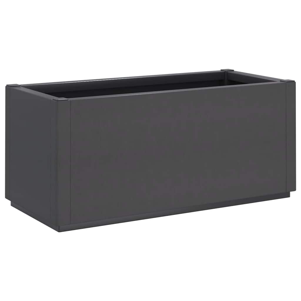 Garden Planter Dark Grey 80x36x35 cm PP