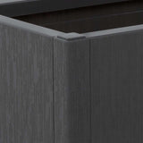 Garden Planter Dark Grey 80x36x35 cm PP - Close-Up Angle