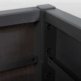 Garden Planter Dark Grey 80x36x35 cm PP - Low Angle