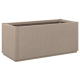 Garden Planter Light Brown 80x36x35 cm PP - 45-Degree Angle