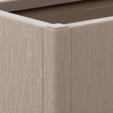Garden Planter Light Brown 80x36x35 cm PP - Close-Up Angle