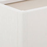 Garden Planter with Trellis White 80x36x140 cm PP - Close-Up Angle