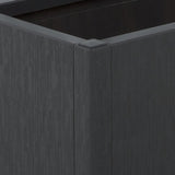 Garden Planter with Trellis Dark Grey 80x36x140 cm PP - Close-Up Angle