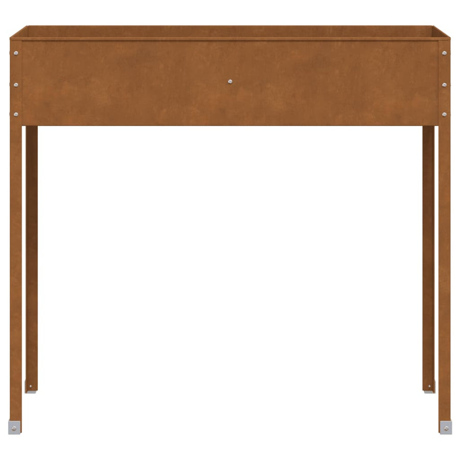 Garden Planter 100.5x40.5x90 cm Weathering Steel