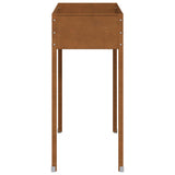 Garden Planter 100.5x40.5x90 cm Weathering Steel