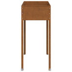 Garden Planter 100.5x40.5x90 cm Weathering Steel