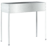 Garden Planter 100.5x40.5x90 cm Weathering Steel - Low Angle