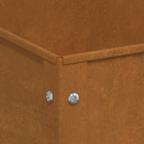 Garden Planter 100.5x40.5x90 cm Weathering Steel