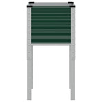 Garden Planter Green 45x45x88 cm Steel