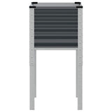 Garden Planter Anthracite 45x45x88 cm Steel