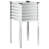 Garden Planter 45x45x88 cm Weathering Steel - Low Angle