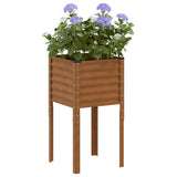Garden Planter 45x45x88 cm Weathering Steel